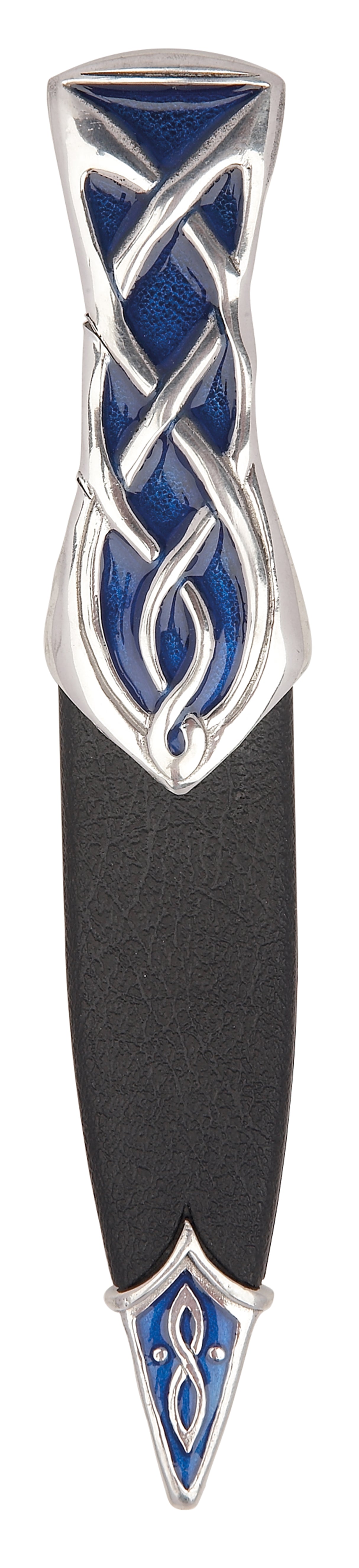 Celtic Pewter Blue Enamelled Sgian Dubh