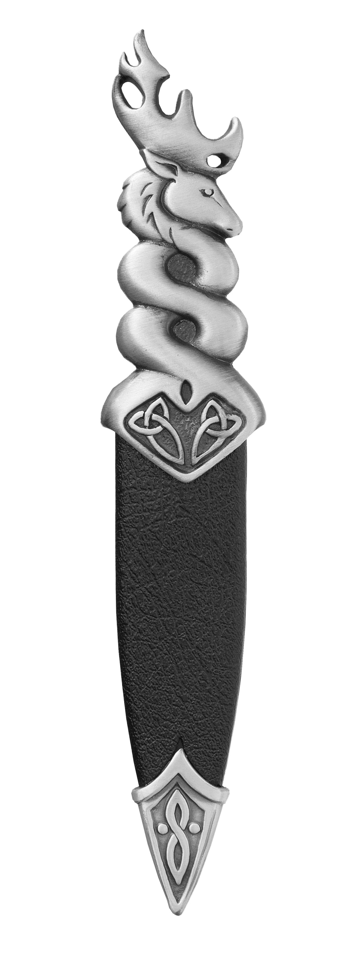 Glenfinnan Matt Pewter Modern Stag Sgian Dubh