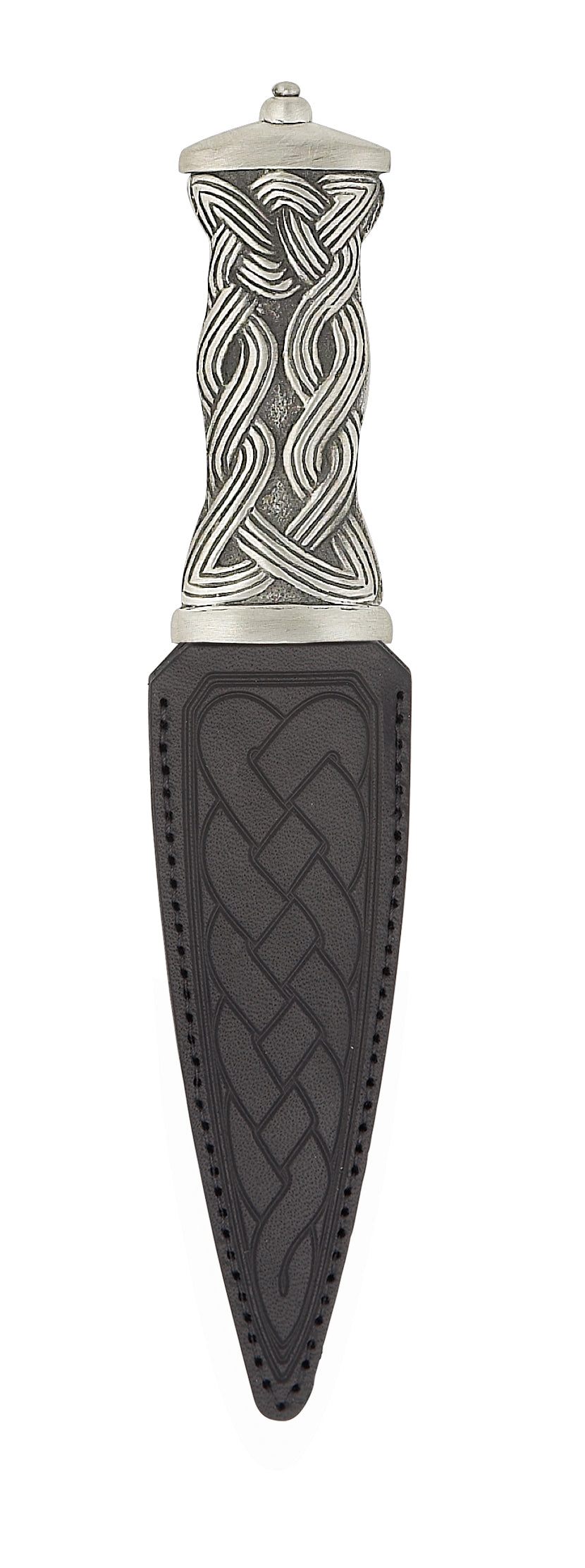 Earn Celtic Knot Matt Pewter Sgian Dubh