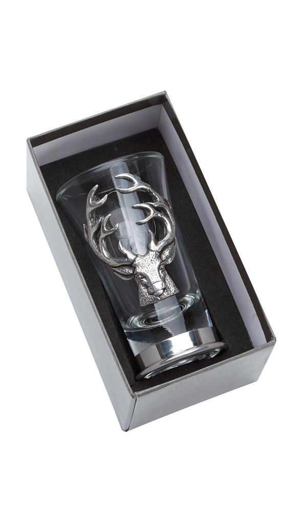 Stag Pewter Shot Glass