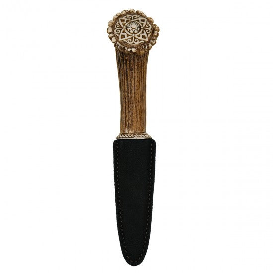 Celtic Top Horn Effect Sgian Dubh