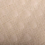 Aran Cable Fleece Lined Slipper Sock Cream