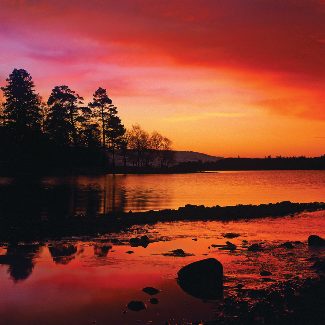 Loch Awe Sunset Card