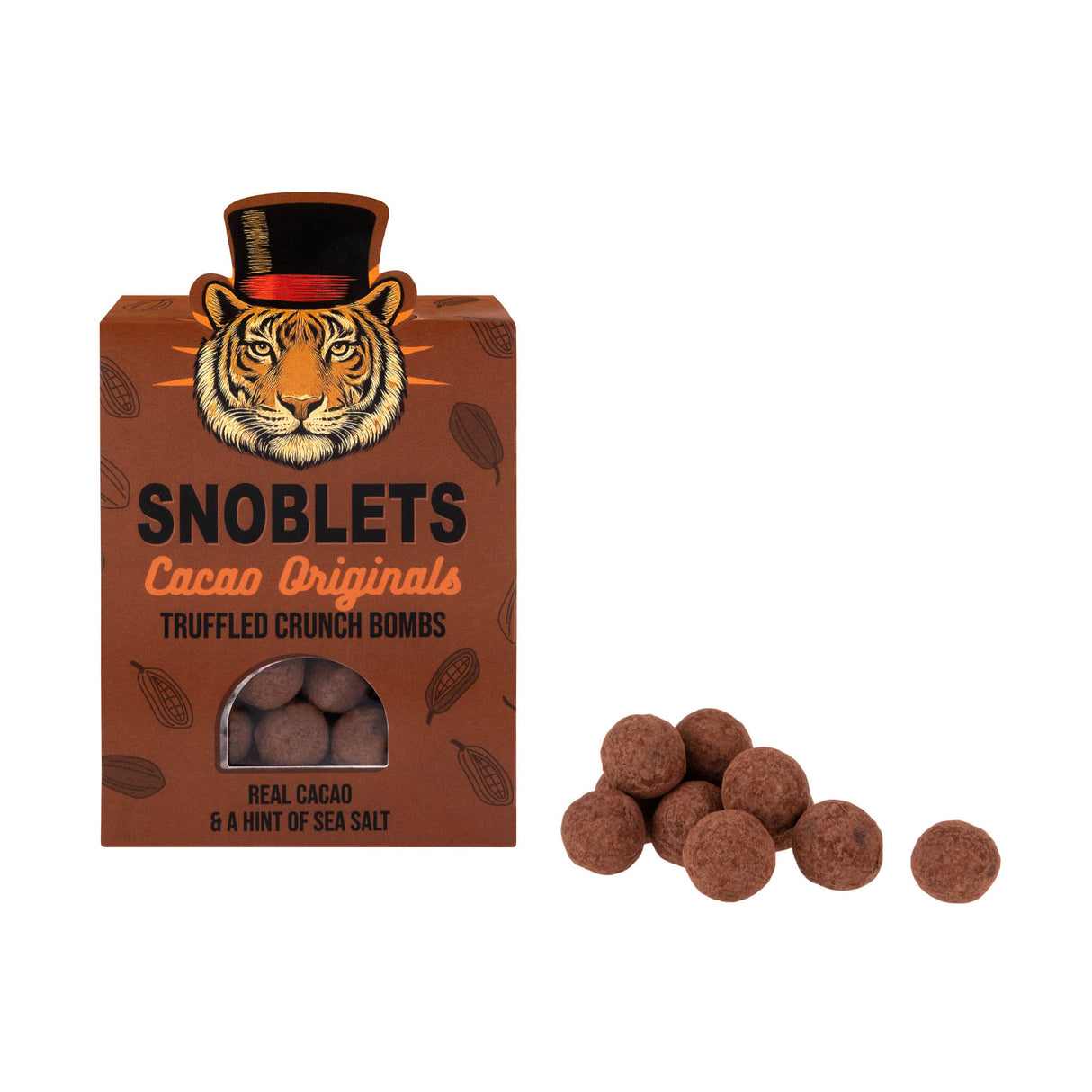Cacao Snoblets Truffled Crunch Bombs (100g)