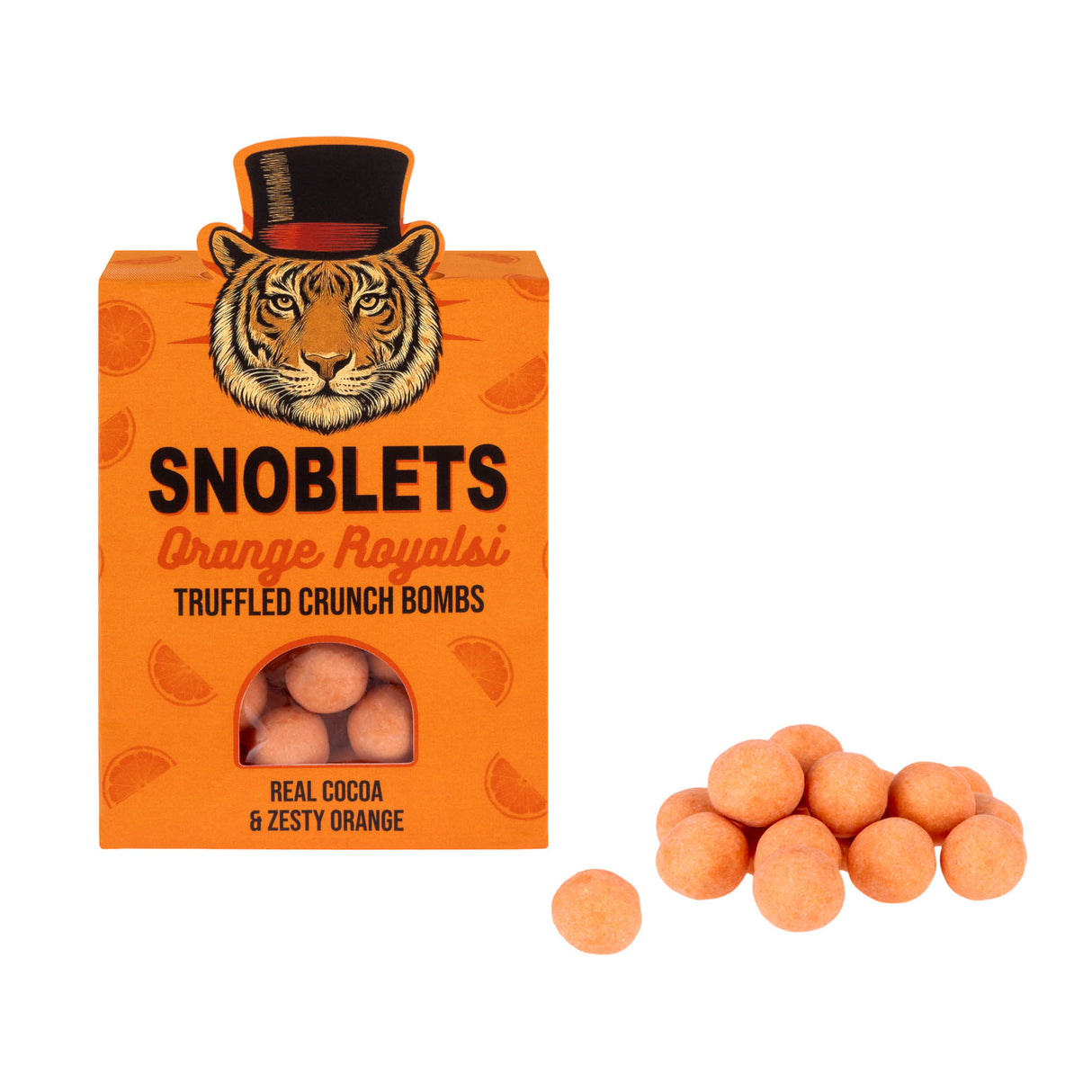 Orange Snoblets Truffled Crunch Bombs (100g)