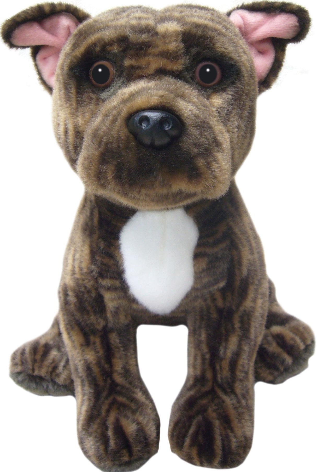 12 inch Brindle Staffordshire Bull Terrier Spaniel Soft Toy