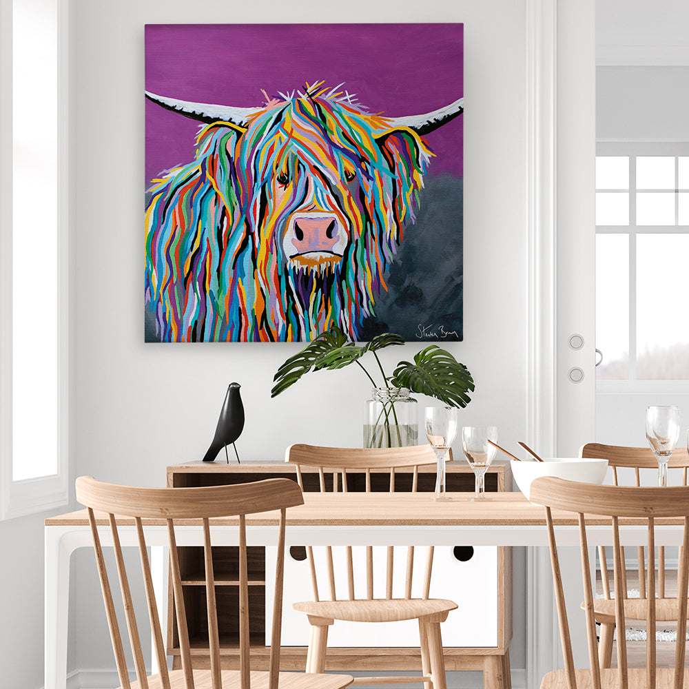 Angus McCoo Deluxe Canvas (16 inch x 16 inch)