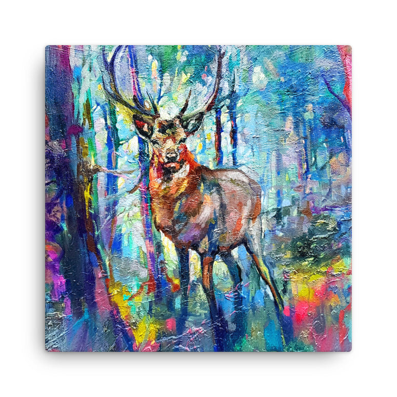 Mystic Stag Large Canvas (40cmx40cm)