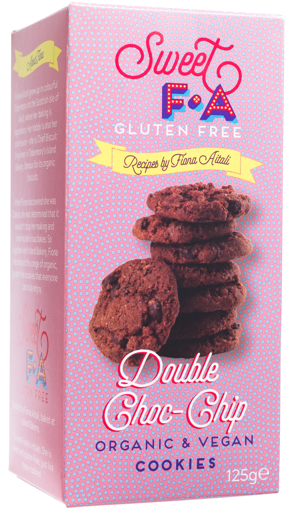 125g Sweet FA - Gluten Free Double Chocolate Chip Cookies