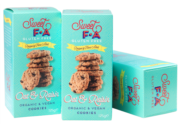 125g Sweet FA - Gluten Free Oat & Raisin Cookies