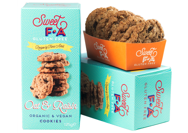 125g Sweet FA - Gluten Free Oat & Raisin Cookies