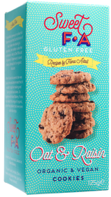 125g Sweet FA - Gluten Free Oat & Raisin Cookies