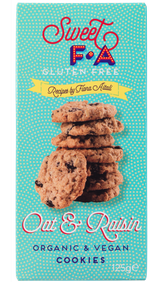 125g Sweet FA - Gluten Free Oat & Raisin Cookies