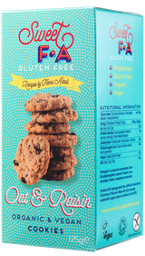 125g Sweet FA - Gluten Free Oat & Raisin Cookies