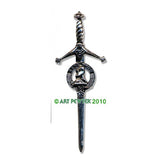 Pewter Clan Crest Kilt Pin - Choose Your Clan N-Z