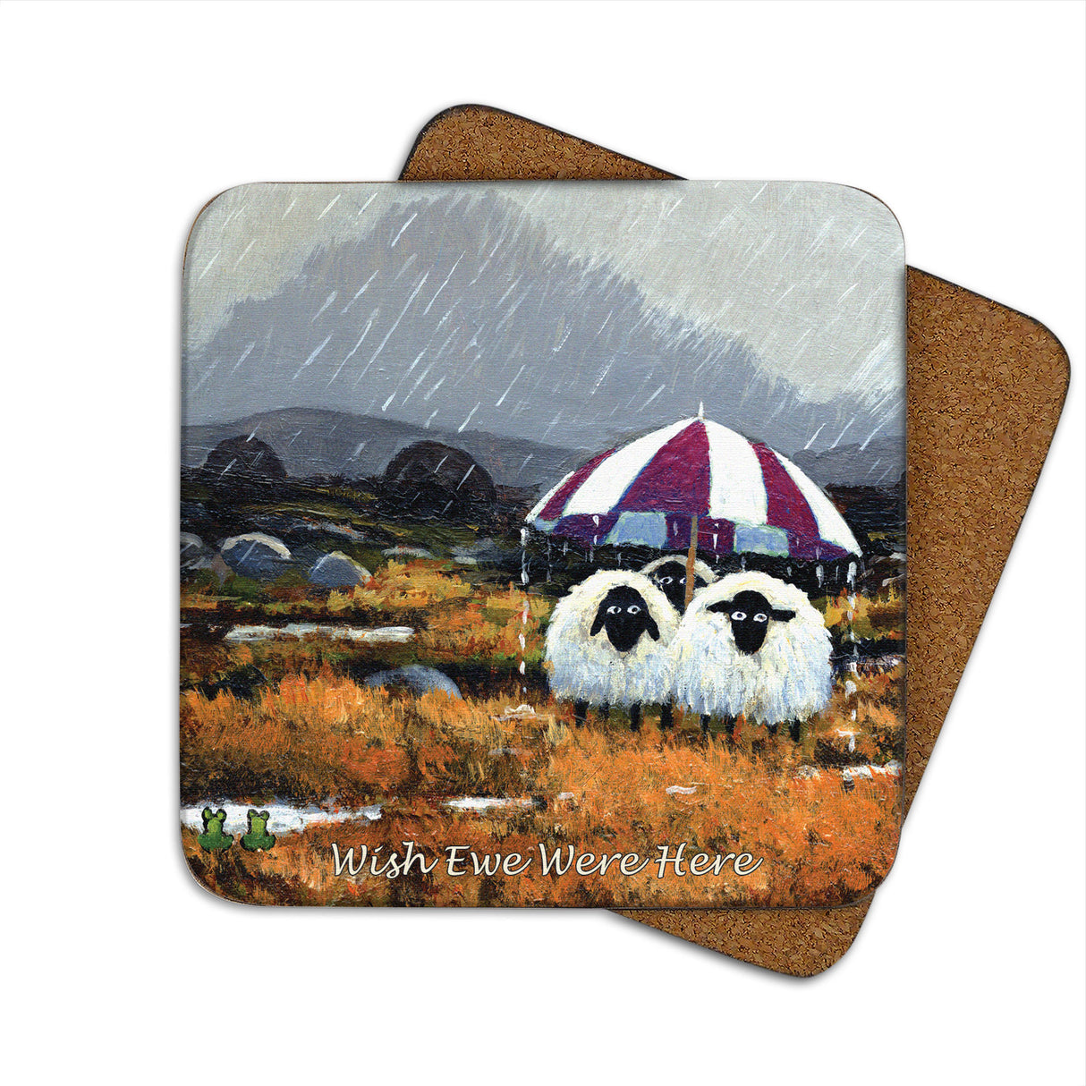 Wish Ewe Were Here Thomas Joseph Coaster