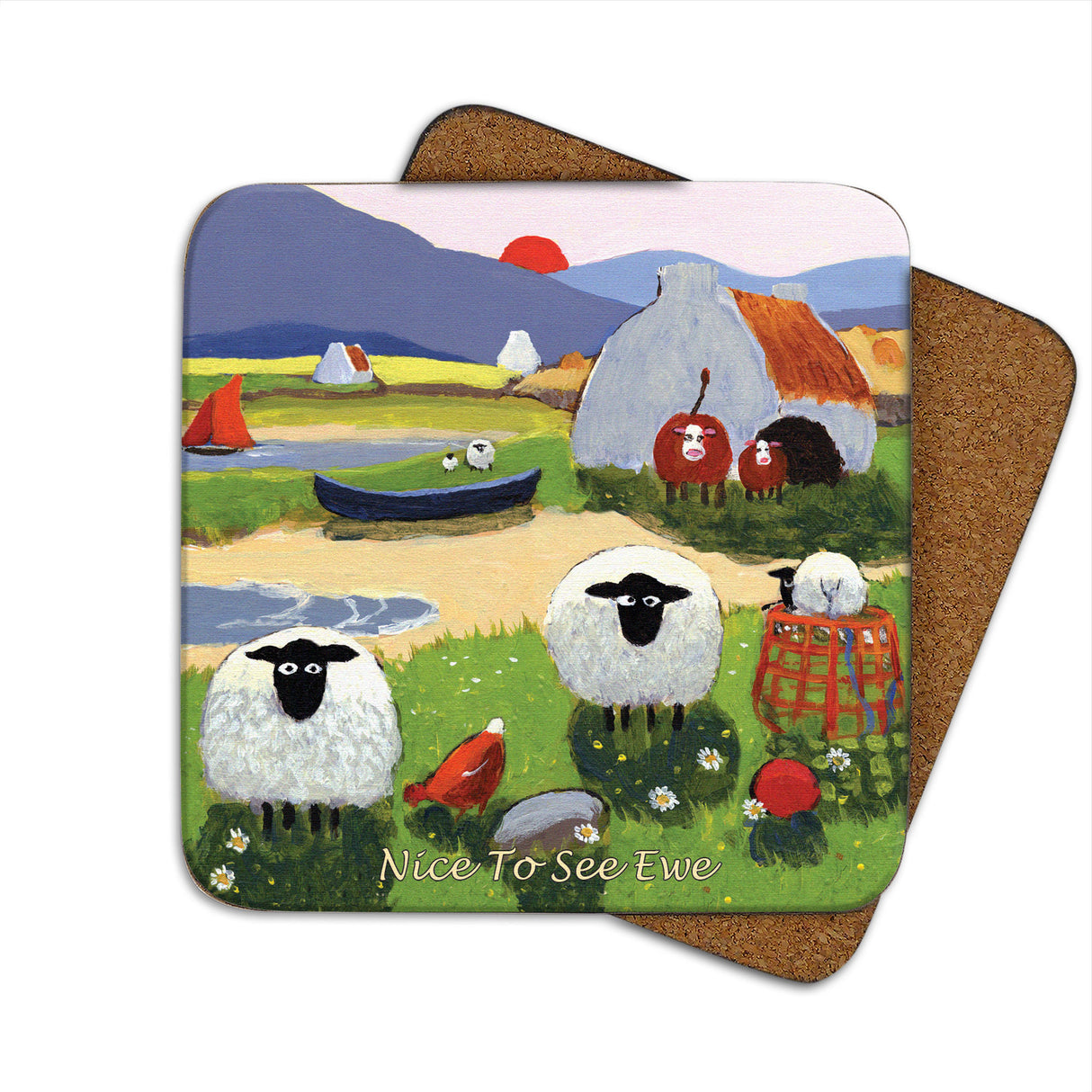 Nice To See Ewe Thomas Joseph Coaster