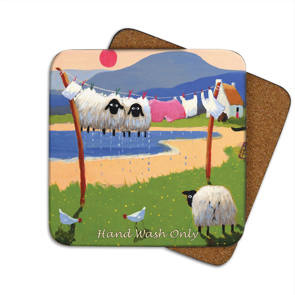 Hand Wash Only Thomas Joseph Coaster