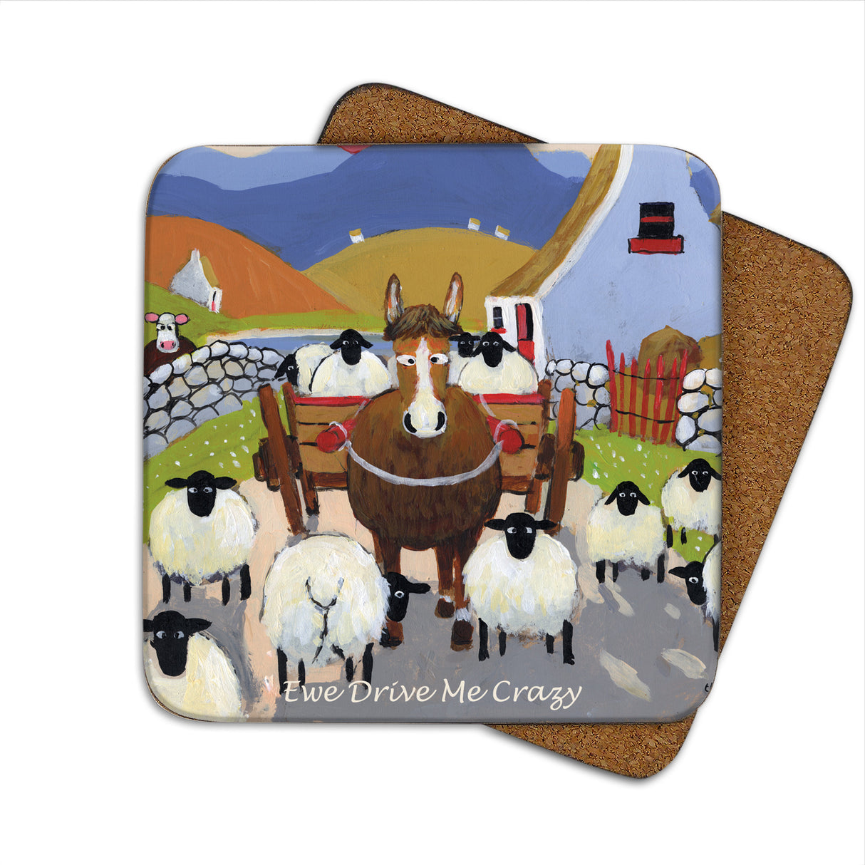 Ewe Drive Me Crazy Thomas Joseph Coaster