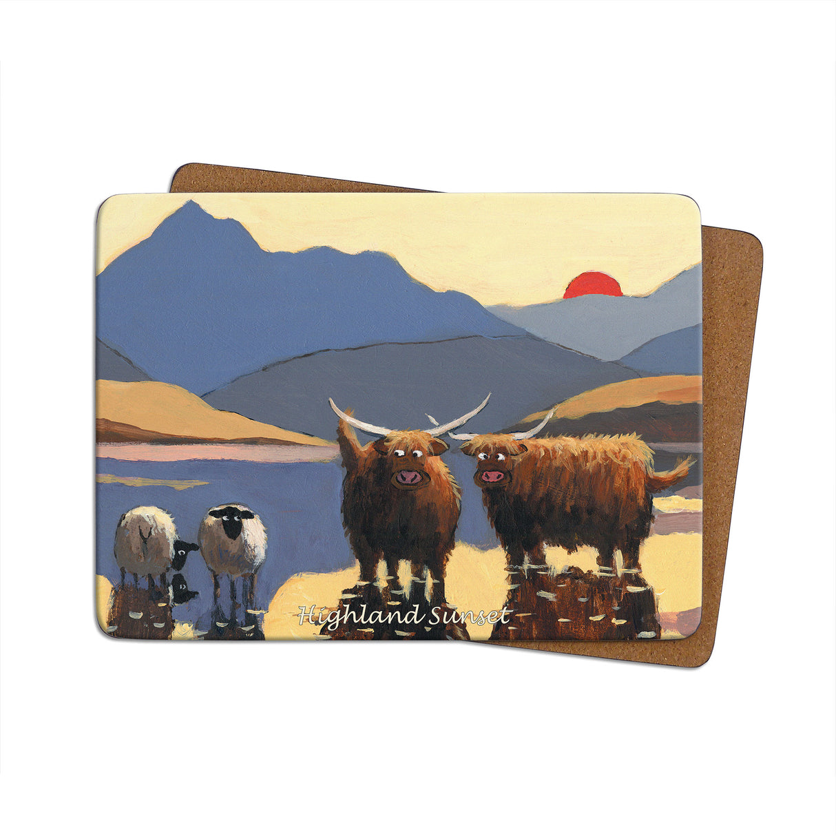 Highland Sunset Thomas Joseph Placemat