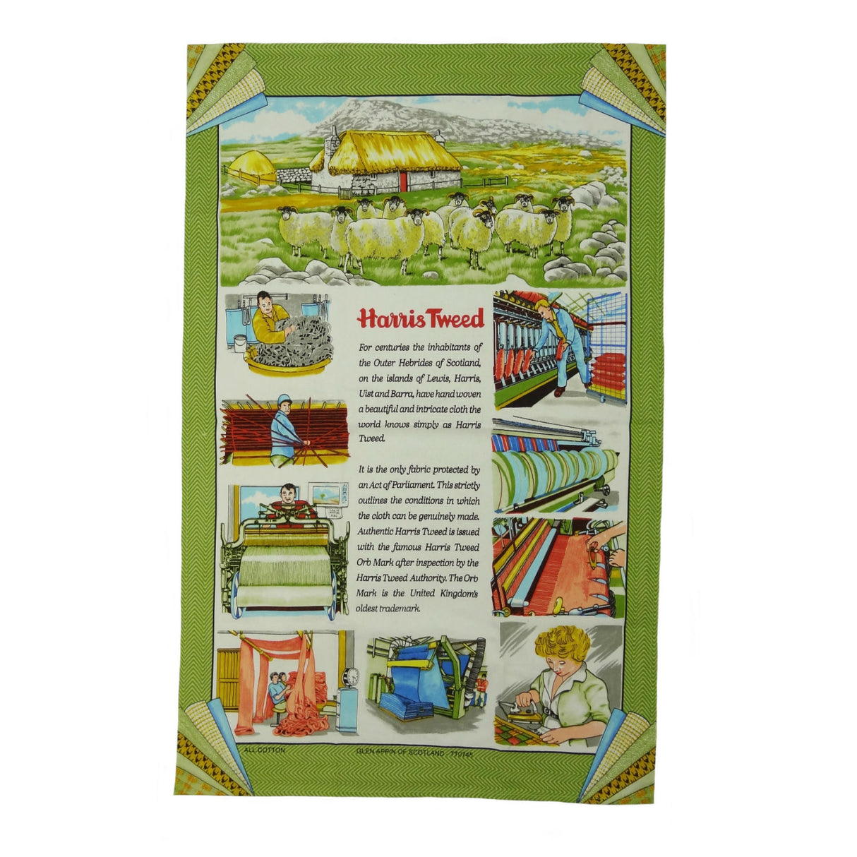 The Story of Harris Tweed Tea Towel