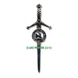 Pewter Clan Crest Kilt Pin - Choose Your Clan A-M