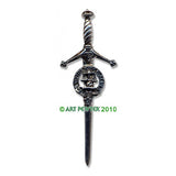 Pewter Clan Crest Kilt Pin - Choose Your Clan N-Z