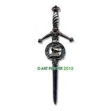 Pewter Clan Crest Kilt Pin - Choose Your Clan N-Z