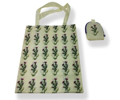 Wild Thistle Foldaway Shopping Bag