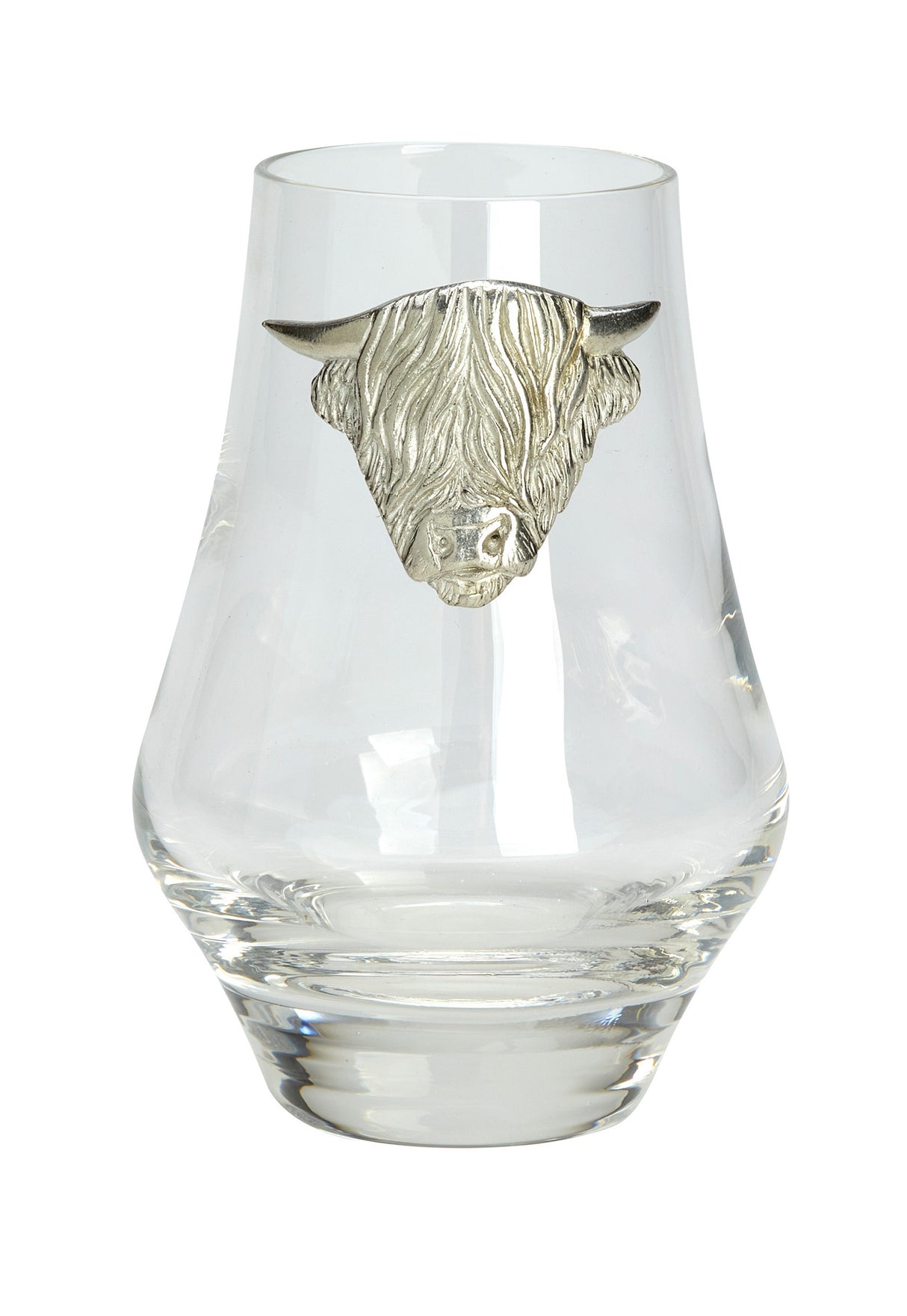 Highland Cow Pewter Whisky Tasting Glass