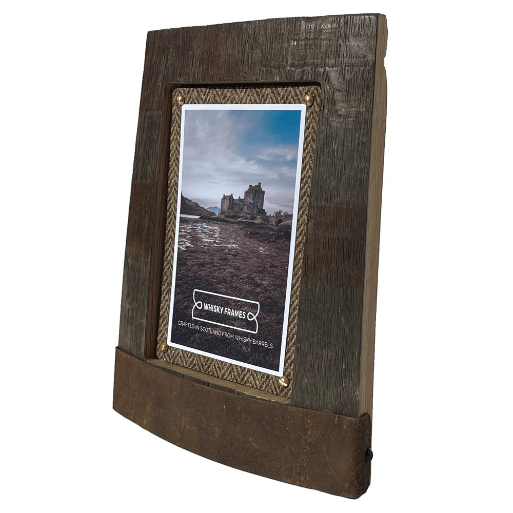 Ring Chime Whisky Barrel Frame (4” x 6” picture size)