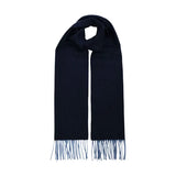 Double Face Cashmere Scarf - Blue