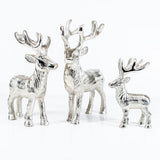 Large Silver Aluminium Highland  Stag (19cm)