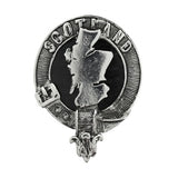 Pewter Clan Crest Hat Badge - Choose your clan N-Z