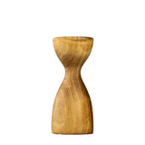 Olive Wood Medium Candlestick