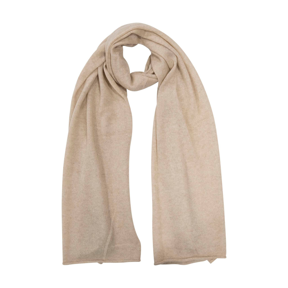 100% Cashmere Blanket Scarf - Pebble