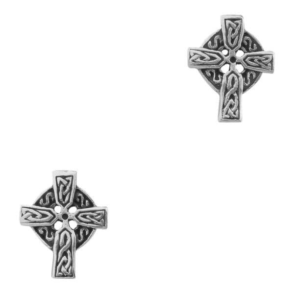 Celtic Cross Stud Earrings