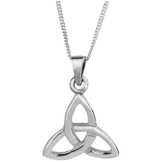 Celtic Trinity Knot Silver Pendant