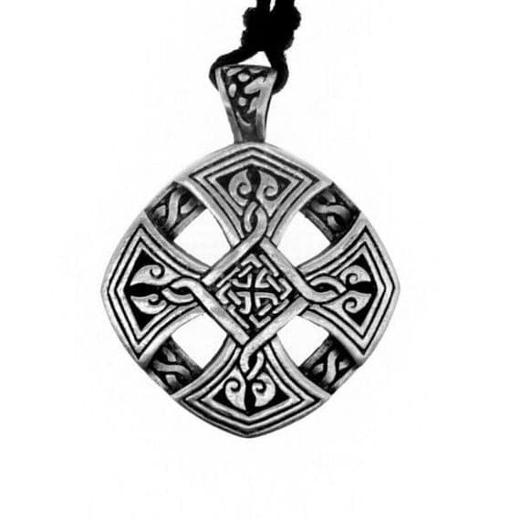 Cross of Life Pewter Pendant