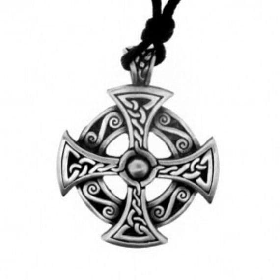 Destiny Knot Cross Pewter Pendant