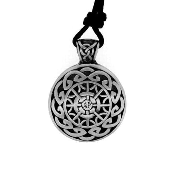 Eternity Knot Pewter Pendant