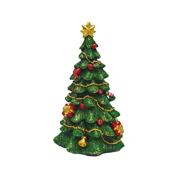 Small Resin Christmas Tree Ornament 12 x 20cm