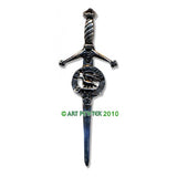 Pewter Clan Crest Kilt Pin - Choose Your Clan A-M