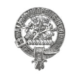 Pewter Clan Crest Hat Badge - Choose your clan A-M