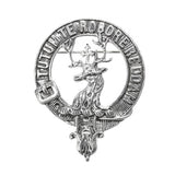 Pewter Clan Crest Hat Badge - Choose your clan A-M