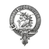 Pewter Clan Crest Hat Badge - Choose your clan A-M