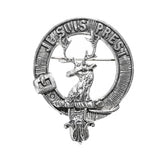 Pewter Clan Crest Hat Badge - Choose your clan A-M