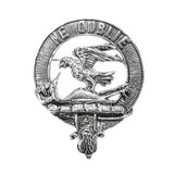 Pewter Clan Crest Hat Badge - Choose your clan A-M