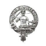 Pewter Clan Crest Hat Badge - Choose your clan A-M