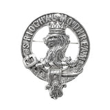 Pewter Clan Crest Hat Badge - Choose your clan A-M